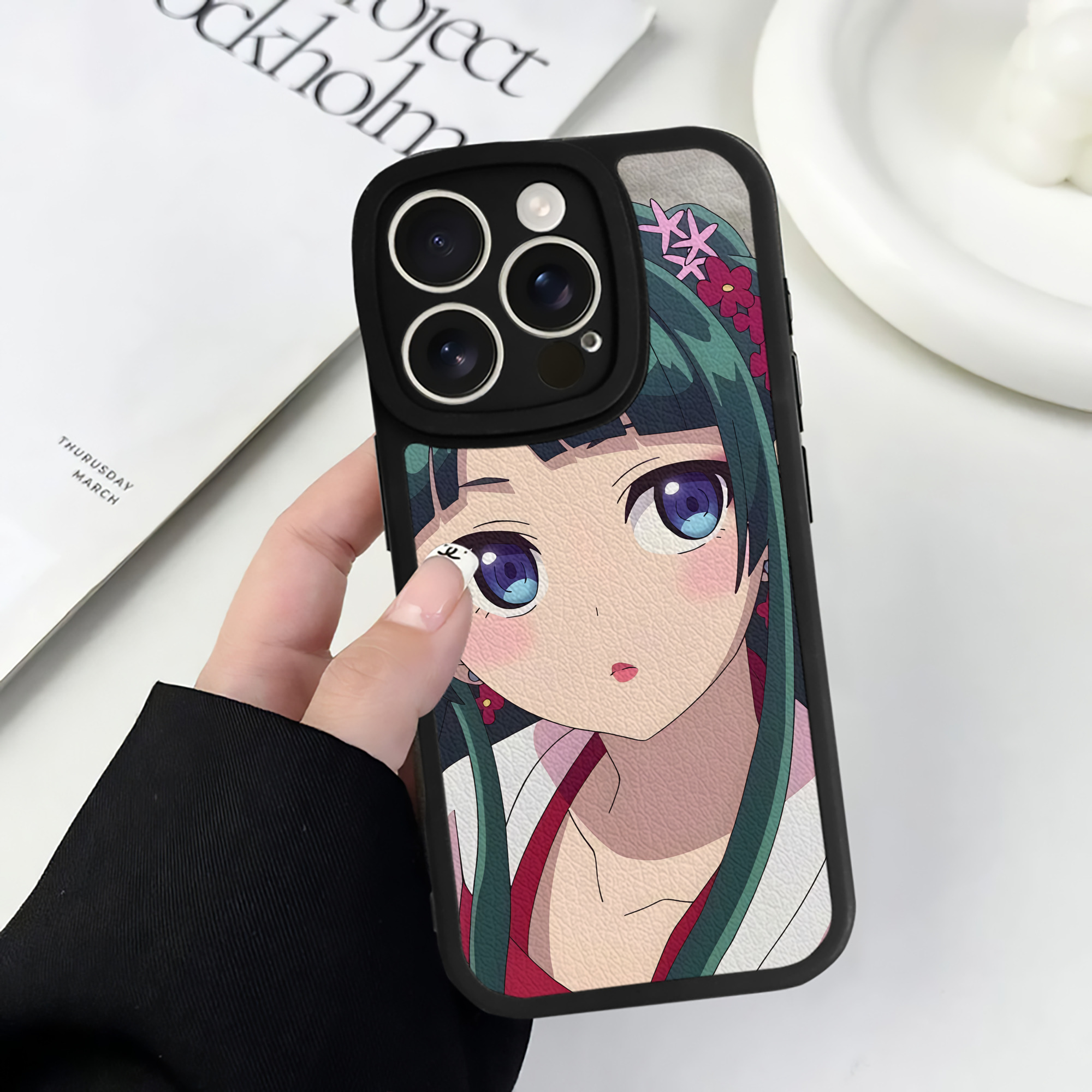 薬屋のひとりごと The Apothecary Diaries 【iPhone 16シリーズ対応】シリコンスマホケース（レザー調） 材質：シリコン